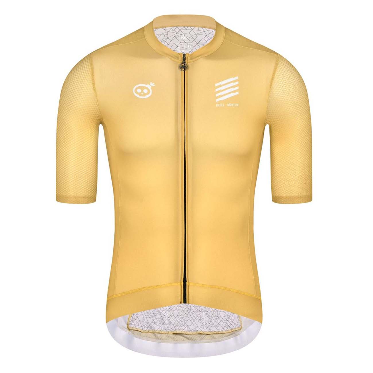 
                MONTON Cyklistický dres s krátkým rukávem - SKULL ZEUS - zlatá XS
            