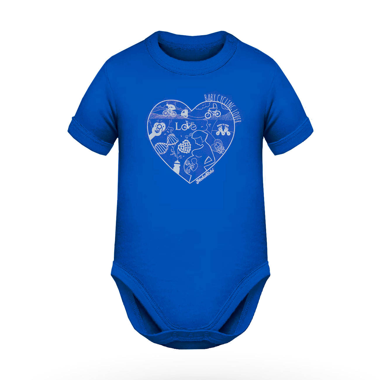 
                dětské body - BABY CYCLING LOVER - modrá 6-12 MONTHS
            