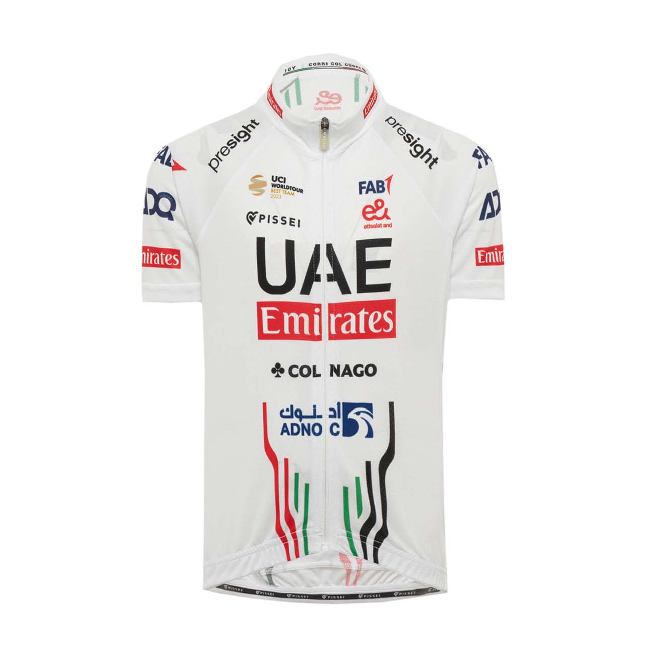 
                PISSEI Cyklistický dres s krátkým rukávem - UAE TEAM EMIRATES 2024 KIDS - černá/bílá/červená 10Y
            