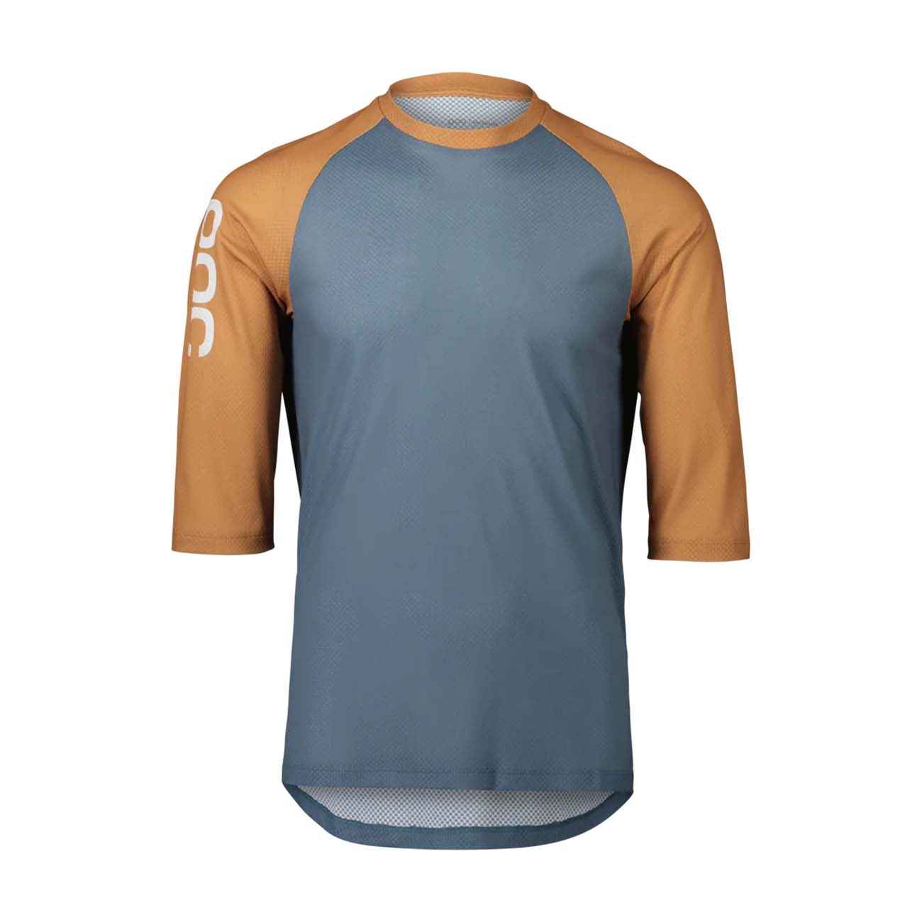 
                POC Cyklistický dres s krátkým rukávem - MTB PURE 3/4 - oranžová/modrá XL
            