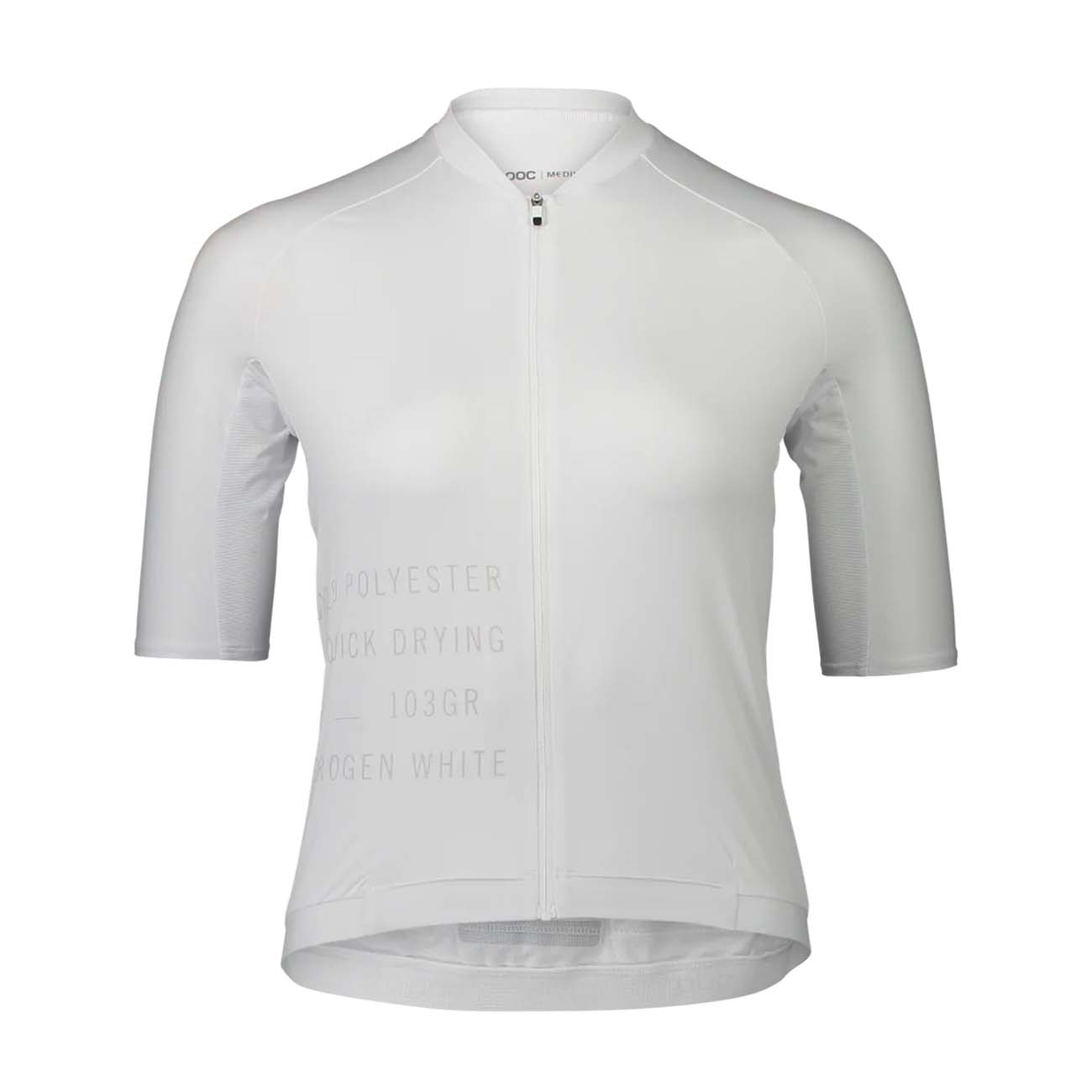 
                POC Cyklistický dres s krátkým rukávem - PRISTINE PRINT LADY - bílá XL
            