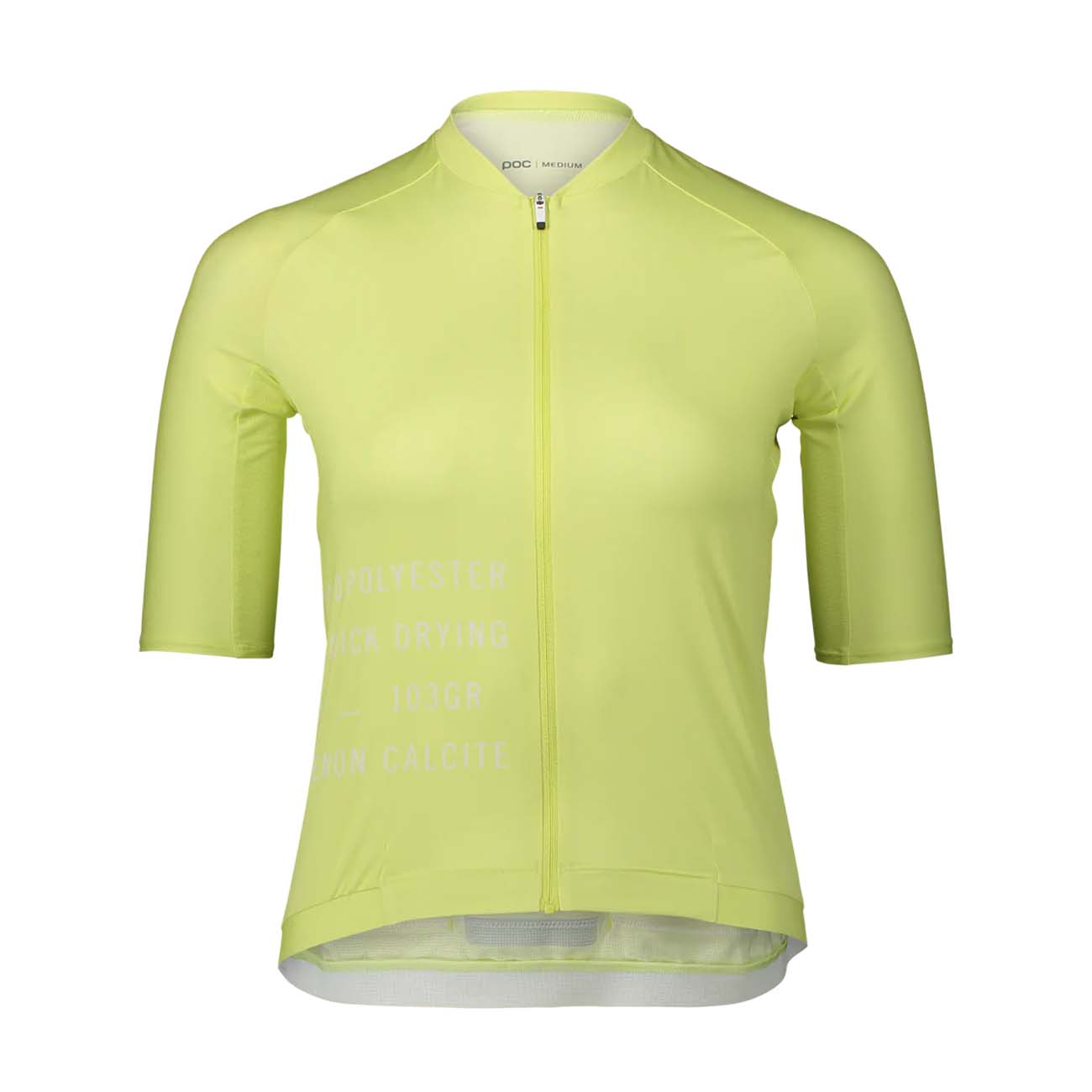 POC Cyklistický dres s krátkým rukávem - PRISTINE PRINT LADY - žlutá