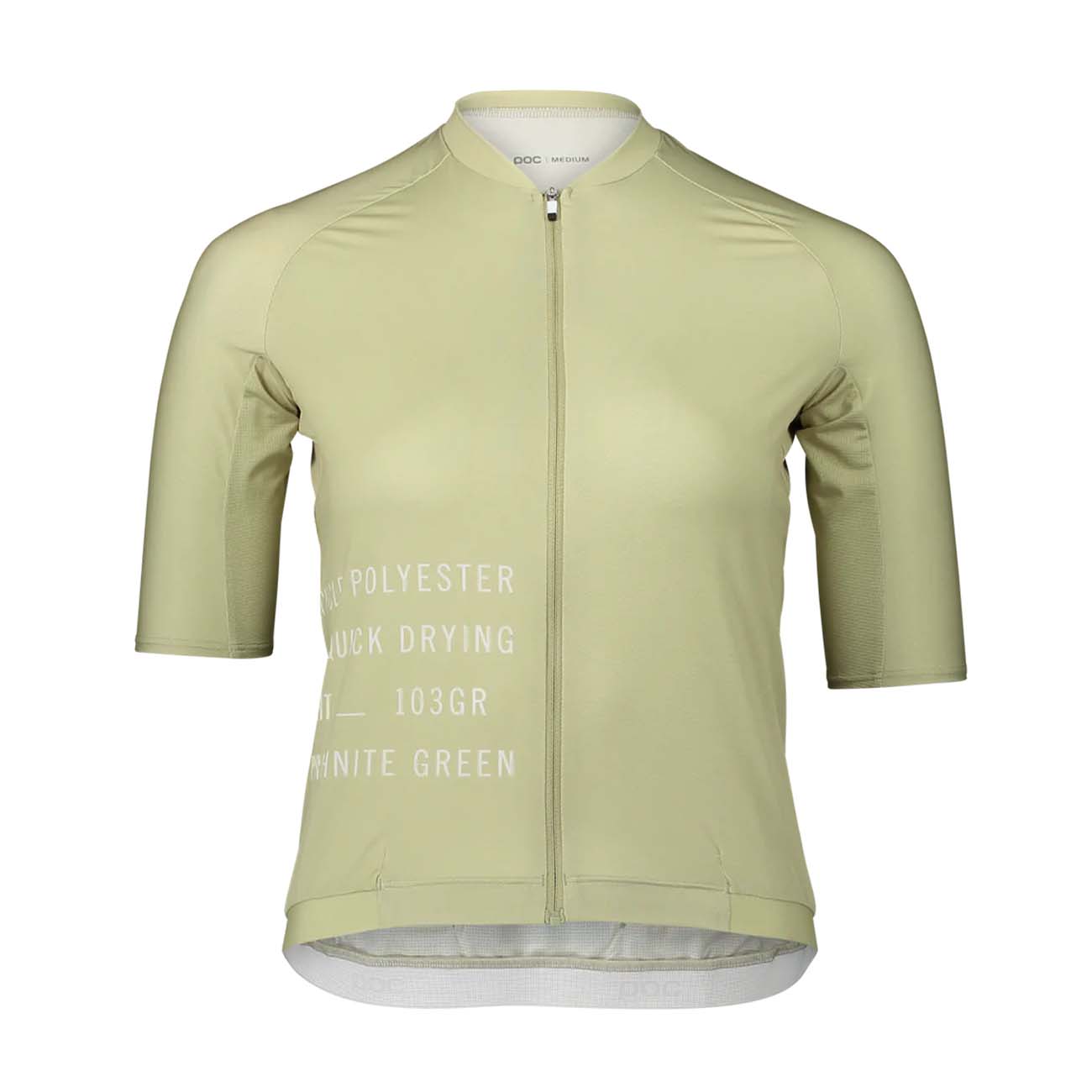 
                POC Cyklistický dres s krátkým rukávem - PRISTINE PRINT LADY - zelená L
            