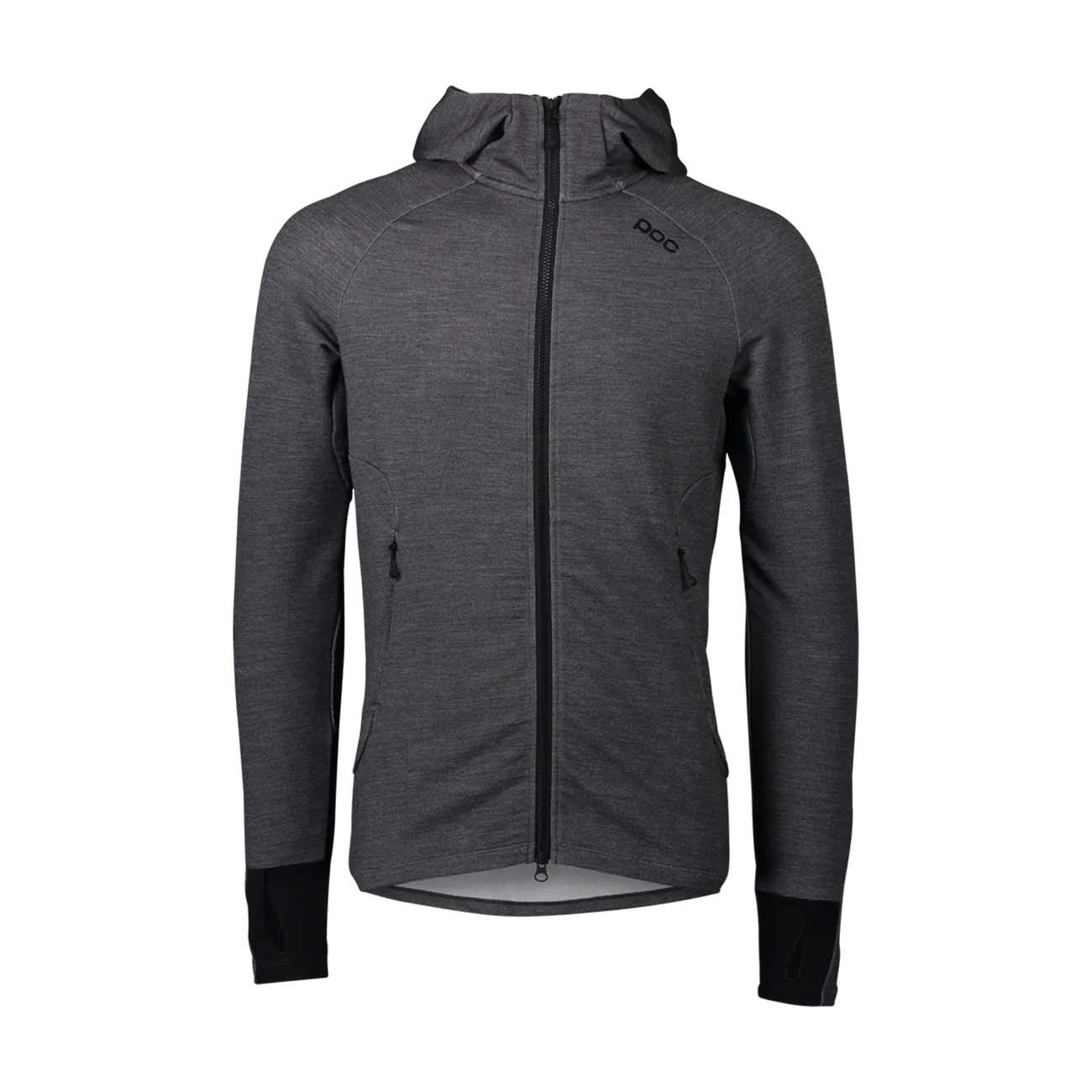 
                POC Cyklistická mikina - MERINO ZIP HOOD - šedá
            