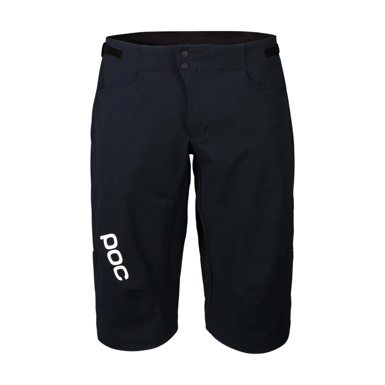 
                POC Cyklistické kalhoty krátké bez laclu - VELOCITY - černá XL
            