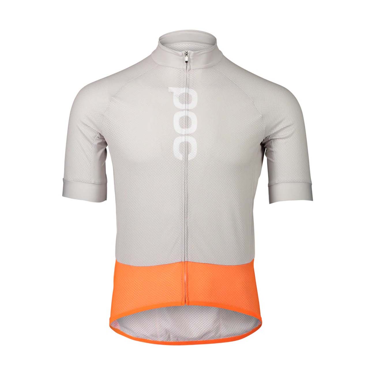 
                POC Cyklistický dres s krátkým rukávem - ESSENTIAL ROAD LOGO - šedá/oranžová XL
            