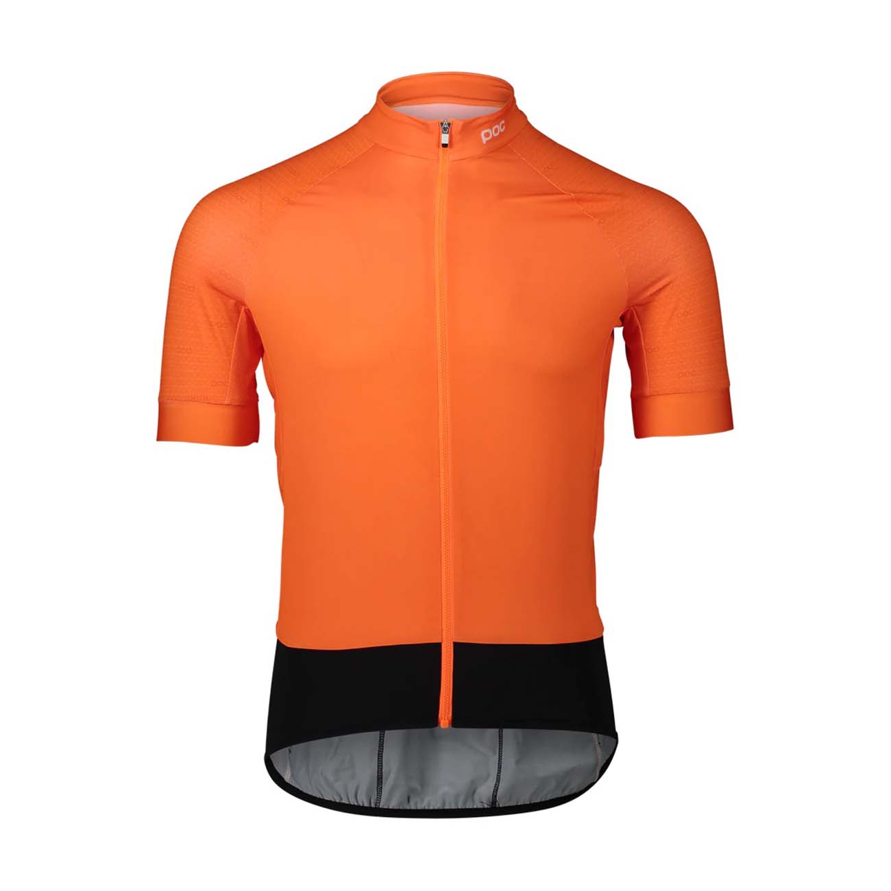 Levně POC Cyklistický dres s krátkým rukávem - ESSENTIAL ROAD - oranžová/černá XL