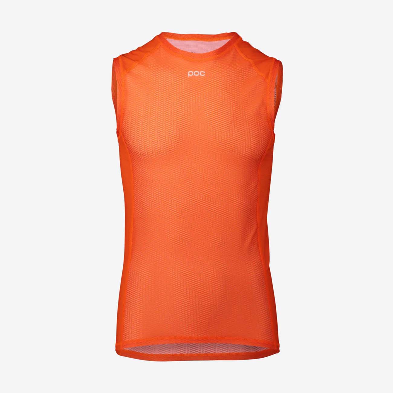 
                POC Cyklistické triko bez rukávů - ESSENTIAL LAYER - oranžová S
            
