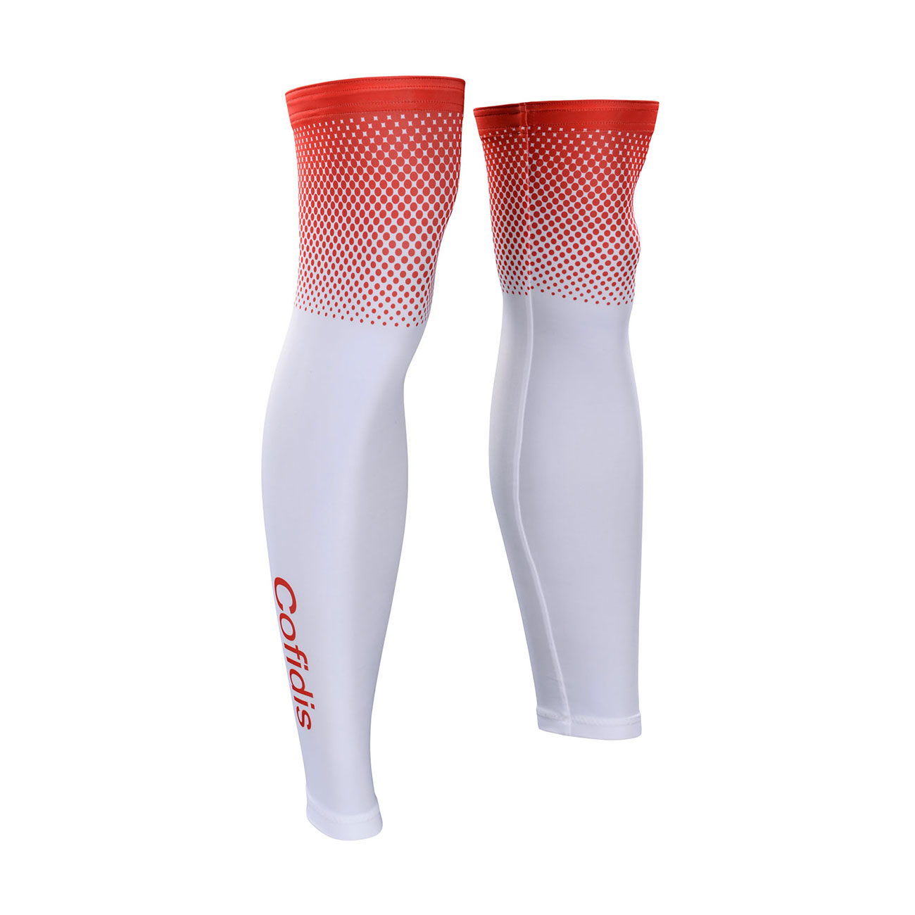 
                BONAVELO Cyklistické návleky na nohy - COFIDIS 2020 - bílá/červená S
            