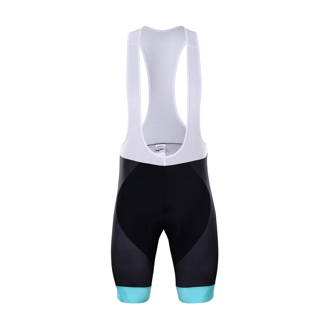 
                BONAVELO Cyklistické kalhoty krátké s laclem - BORA 2022 - černá/zelená XS
            