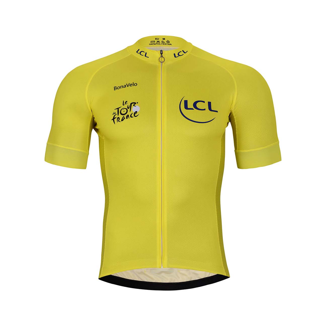 
                BONAVELO Cyklistický dres s krátkým rukávem - TOUR DE FRANCE 2024 - žlutá 2XL
            