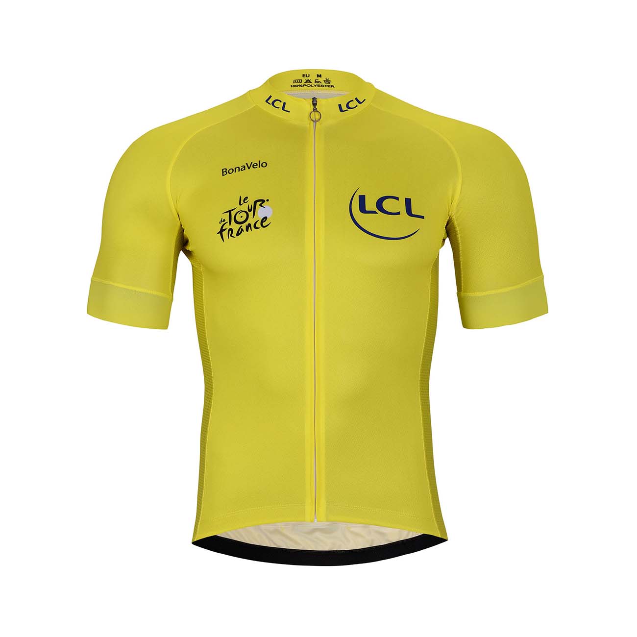 
                BONAVELO Cyklistický dres s krátkým rukávem - TOUR DE FRANCE 2023 - žlutá 4XL
            