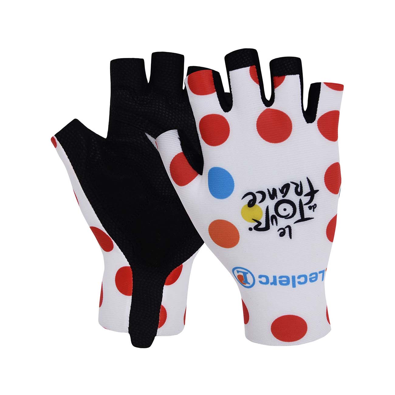 
                BONAVELO Cyklistické rukavice krátkoprsté - TOUR DE FRANCE 2024 - červená/bílá L
            
