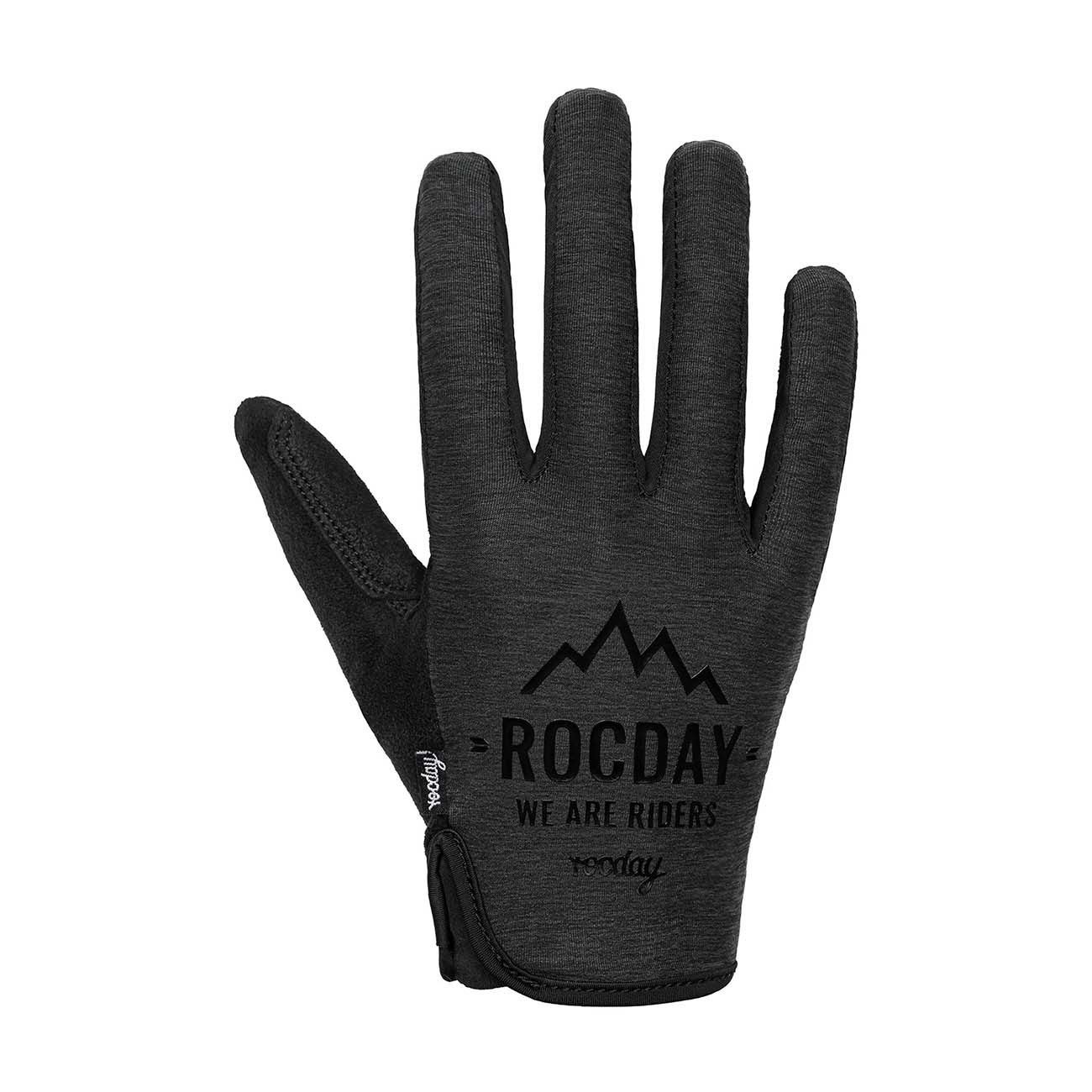 
                ROCDAY Cyklistické rukavice dlouhoprsté - FLOW - černá XL
            