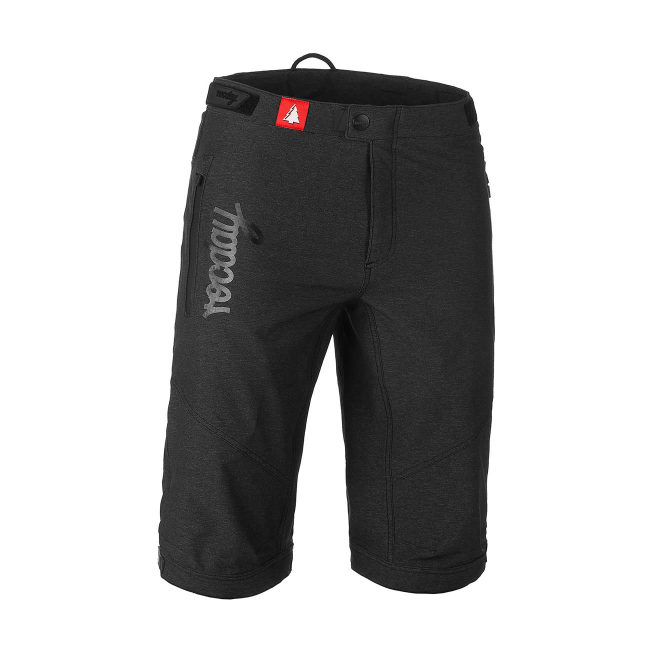 
                ROCDAY Cyklistické kalhoty krátké bez laclu - ROC - černá XL
            