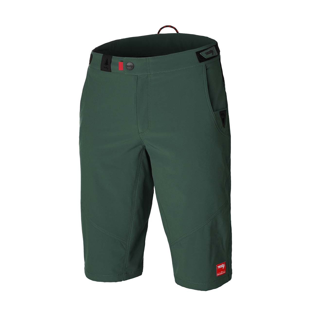 
                ROCDAY Cyklistické kalhoty krátké bez laclu - ROC LITE - zelená 2XL
            