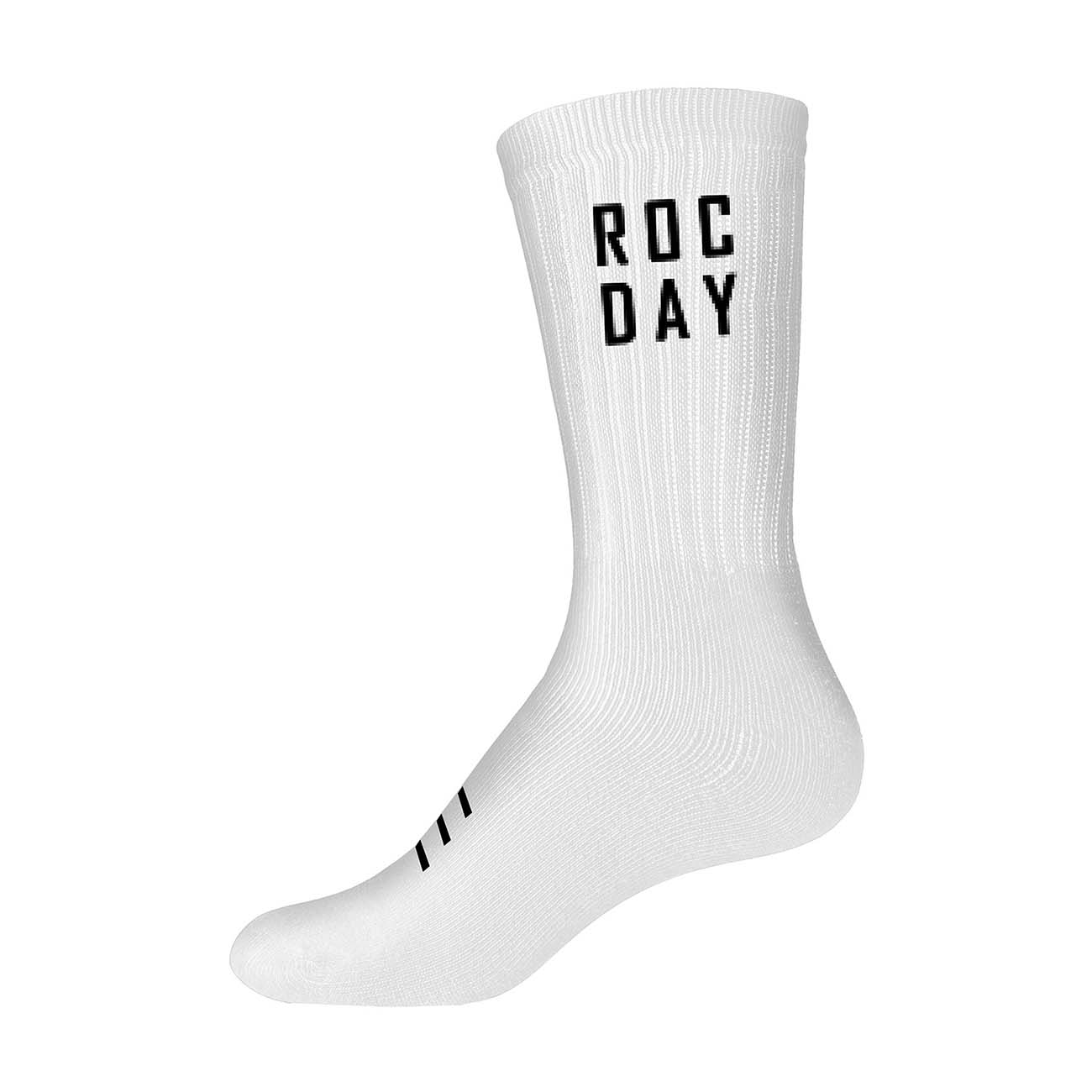 
                ROCDAY Cyklistické ponožky klasické - PARK - bílá L-XL
            