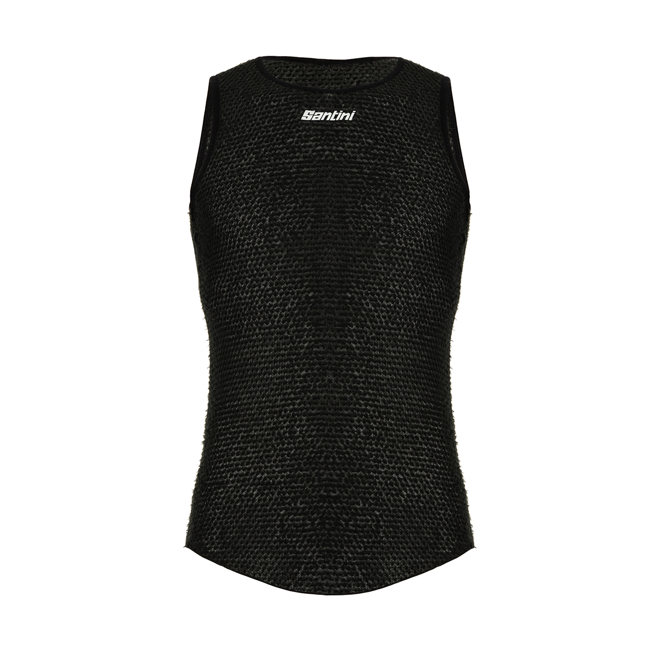 
                SANTINI Cyklistické triko s krátkým rukávem - ALPHA - černá XL
            