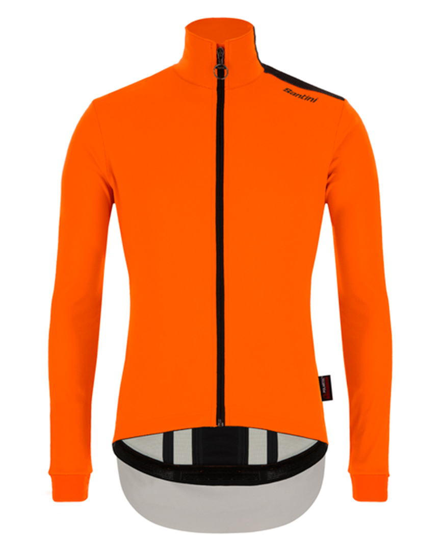 
                SANTINI Cyklistická zateplená bunda - VEGA MULTI - oranžová XS
            
