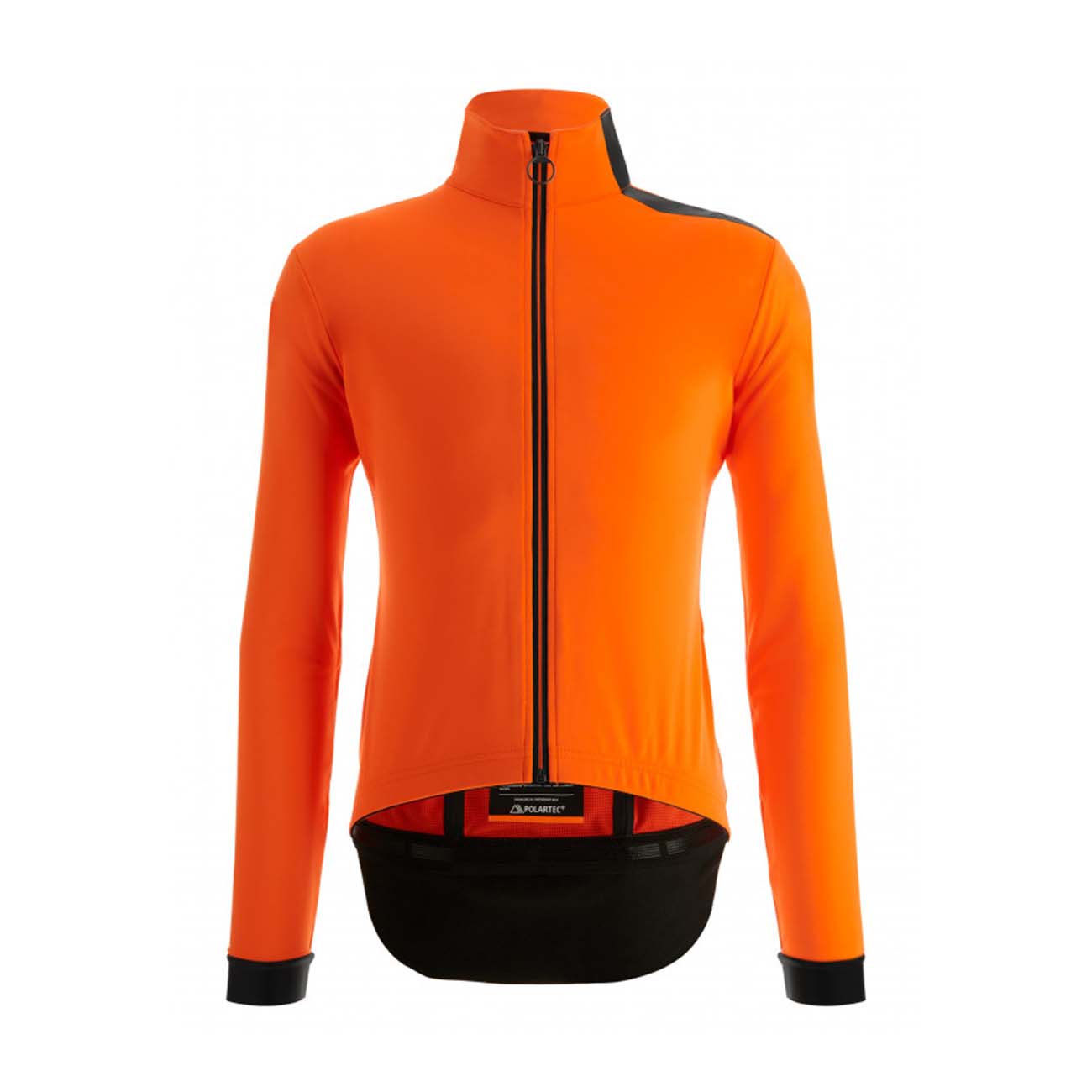 
                SANTINI Cyklistická zateplená bunda - VEGA MULTI - černá/oranžová 3XL
            