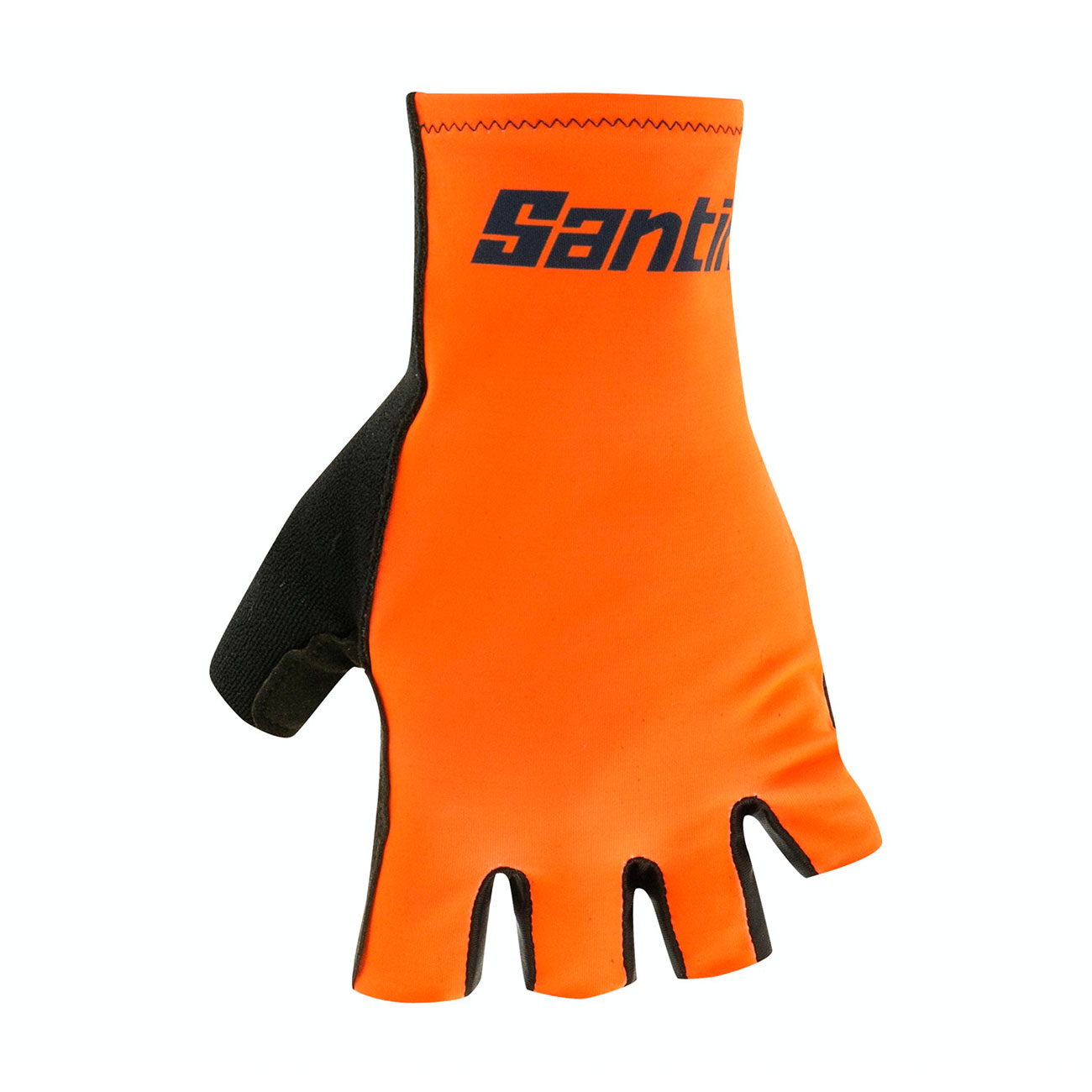 
                SANTINI Cyklistické rukavice krátkoprsté - ISTINTO - černá/oranžová S
            