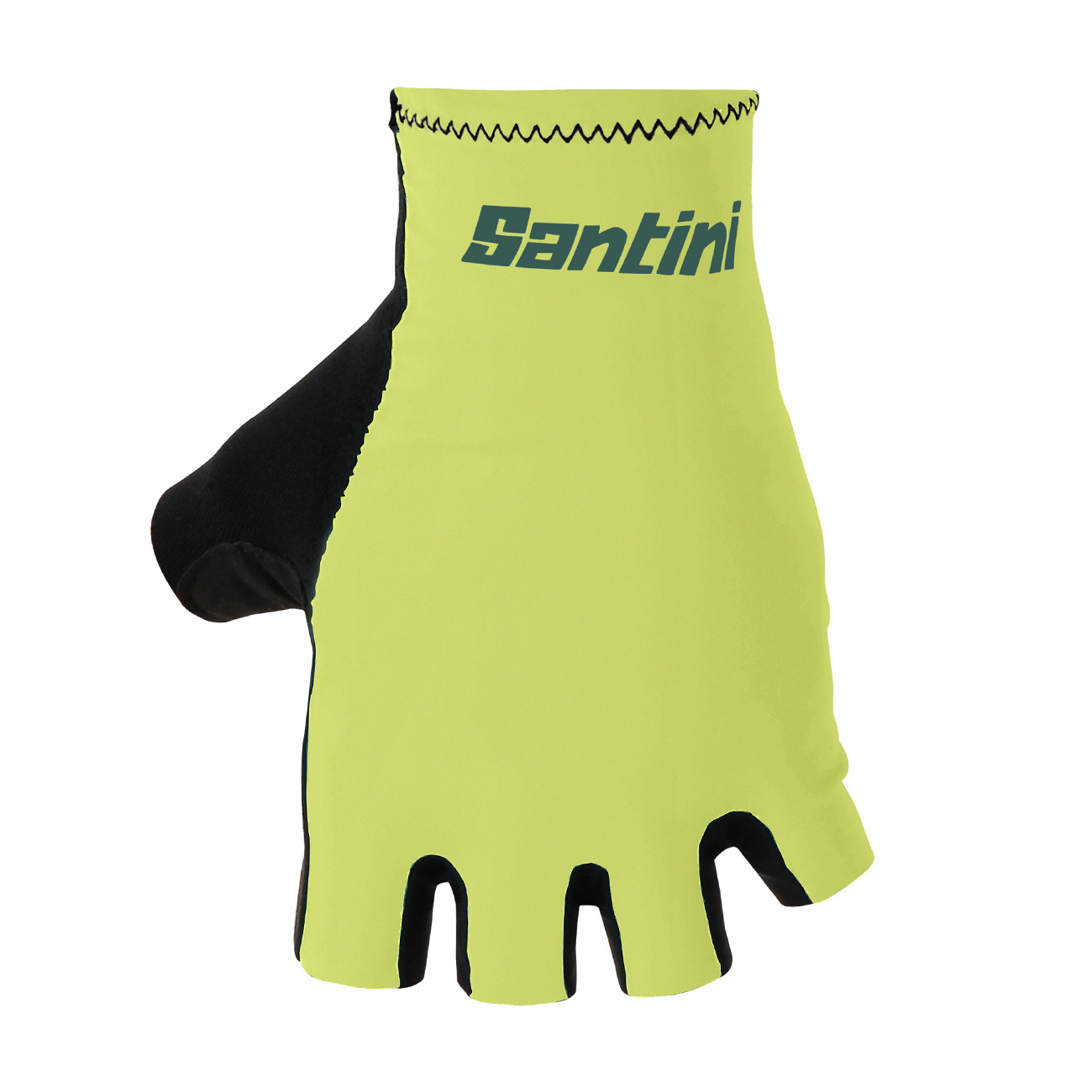 
                SANTINI Cyklistické rukavice krátkoprsté - ISTINTO - zelená M
            