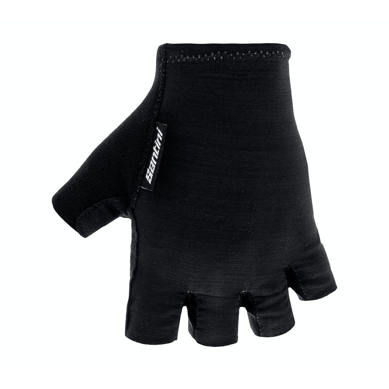 
                SANTINI Cyklistické rukavice krátkoprsté - CUBO - černá XL
            