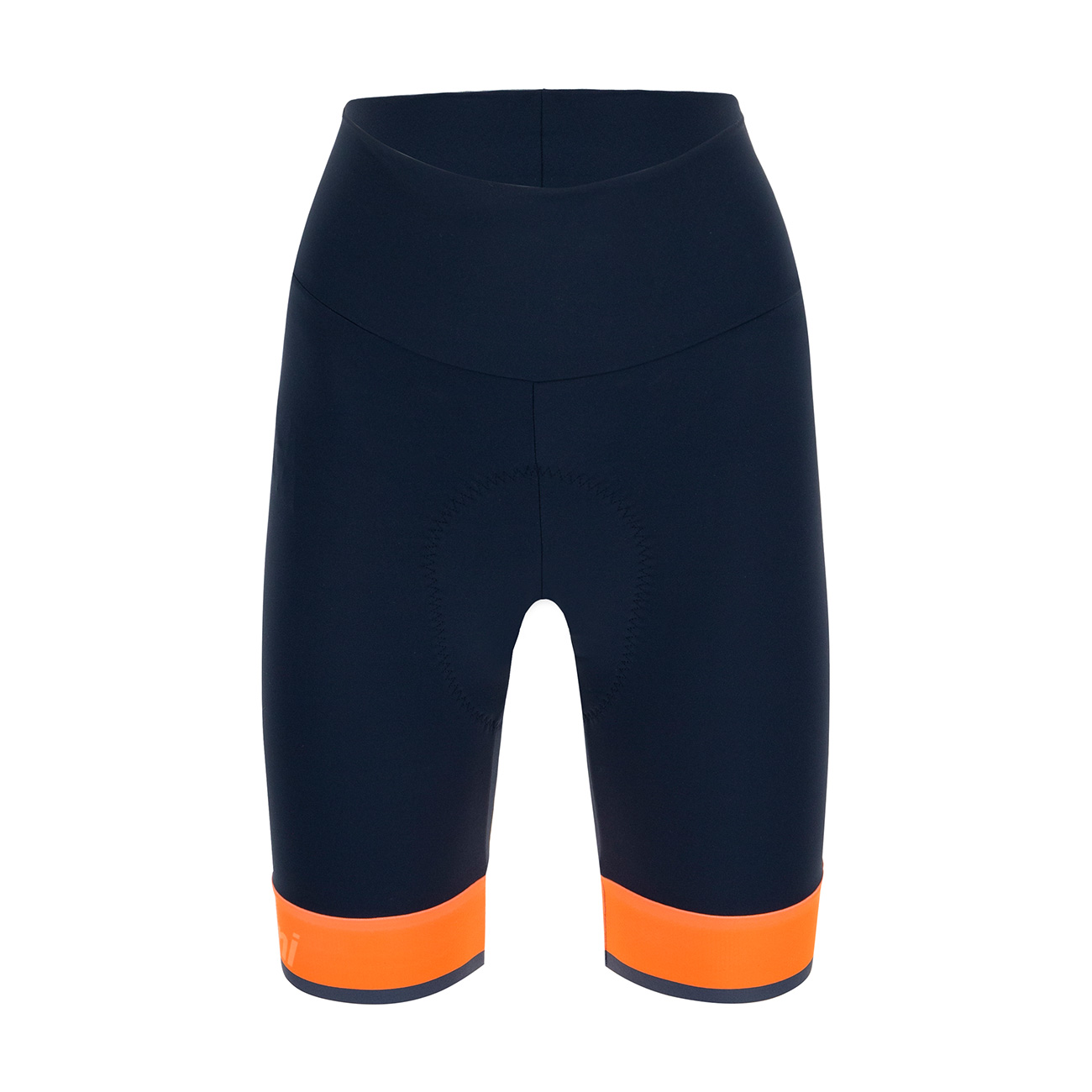 
                SANTINI Cyklistické kalhoty krátké bez laclu - GIADA LUX LADY - oranžová/modrá
            