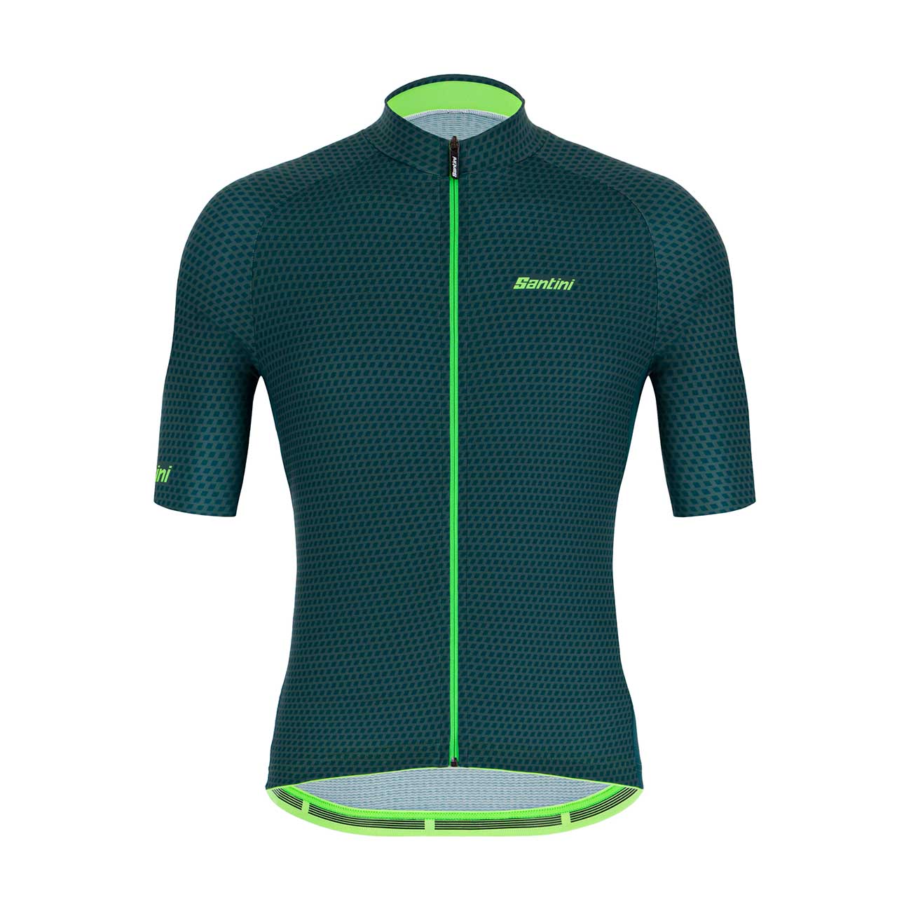 
                SANTINI Cyklistický dres s krátkým rukávem - KARMA KITE - zelená XL
            