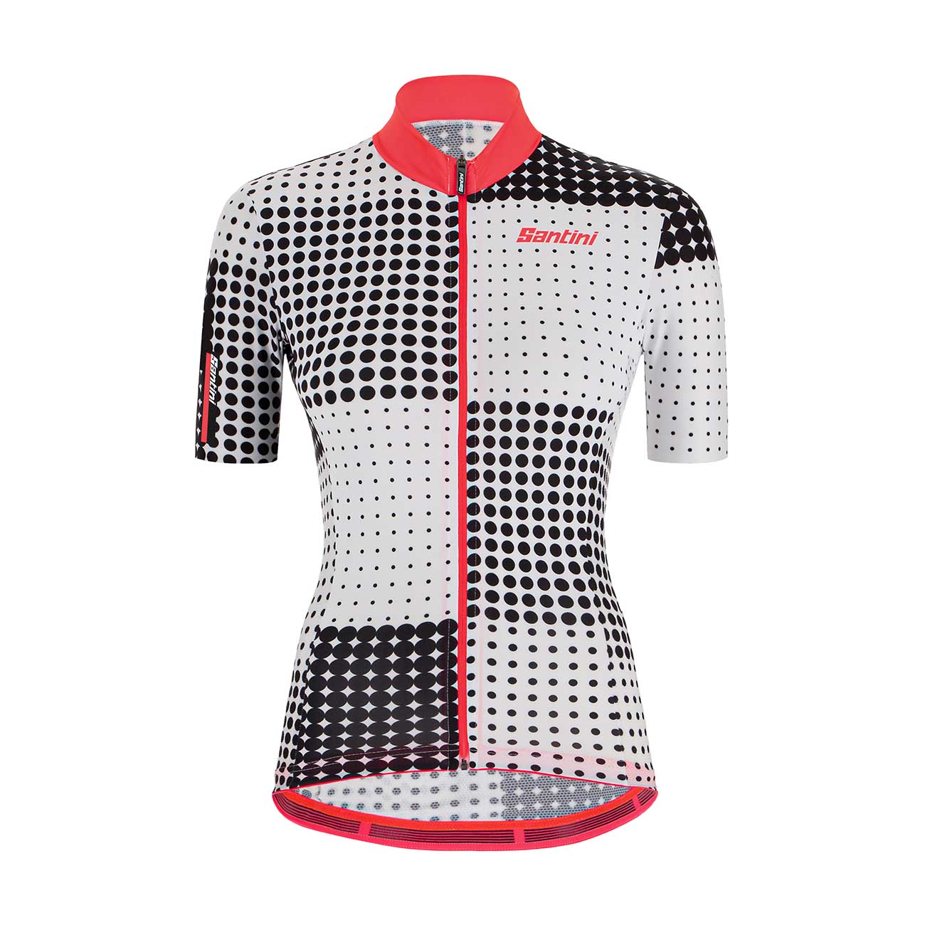 
                SANTINI Cyklistický dres s krátkým rukávem - TONO SFERA LADY - černá/bílá
            