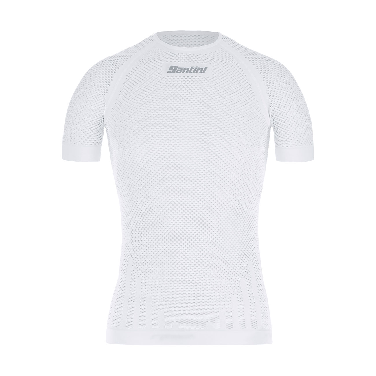 
                SANTINI Cyklistické triko s krátkým rukávem - RETE - bílá XS-S
            