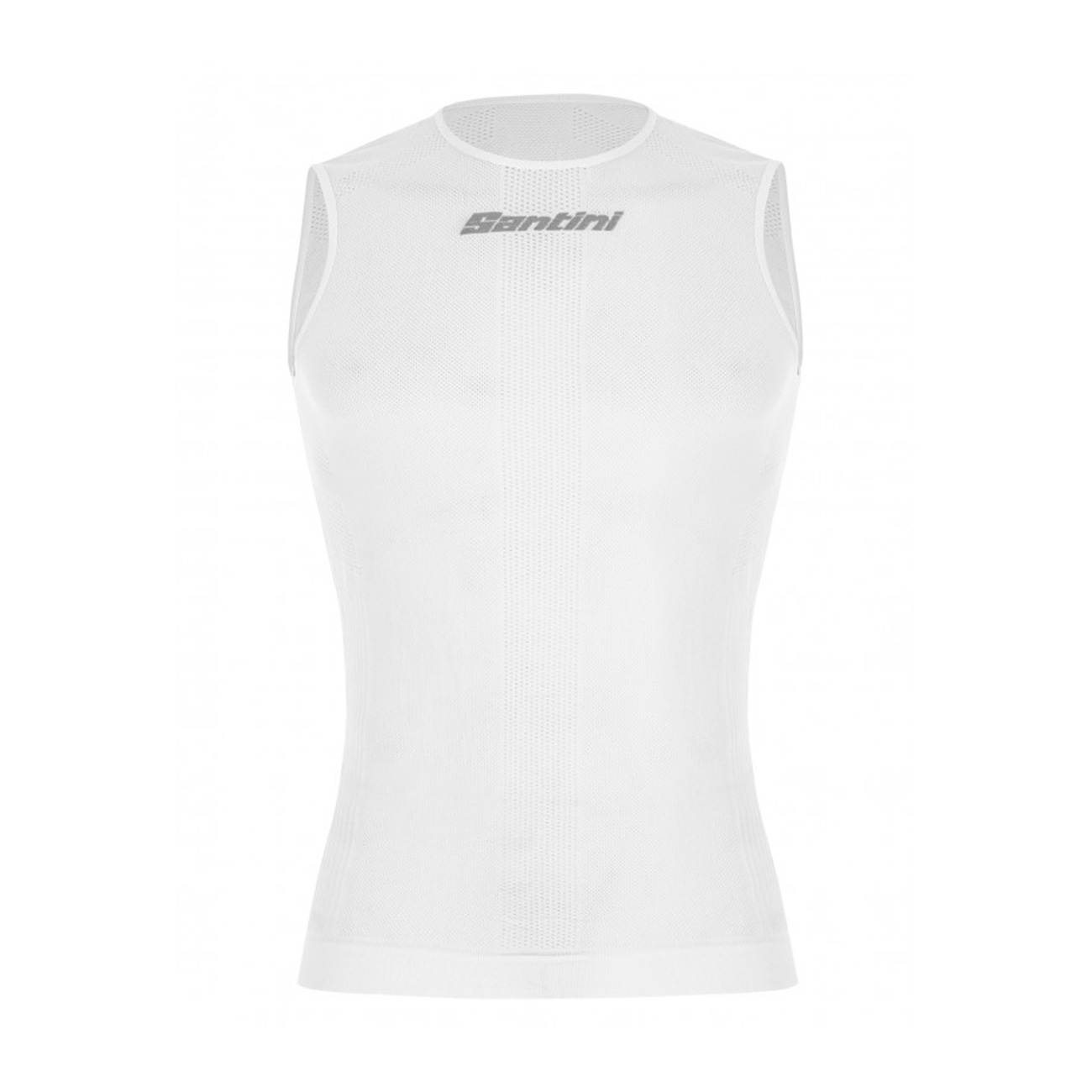 
                SANTINI Cyklistické triko bez rukávů - RETE - bílá XL-2XL
            