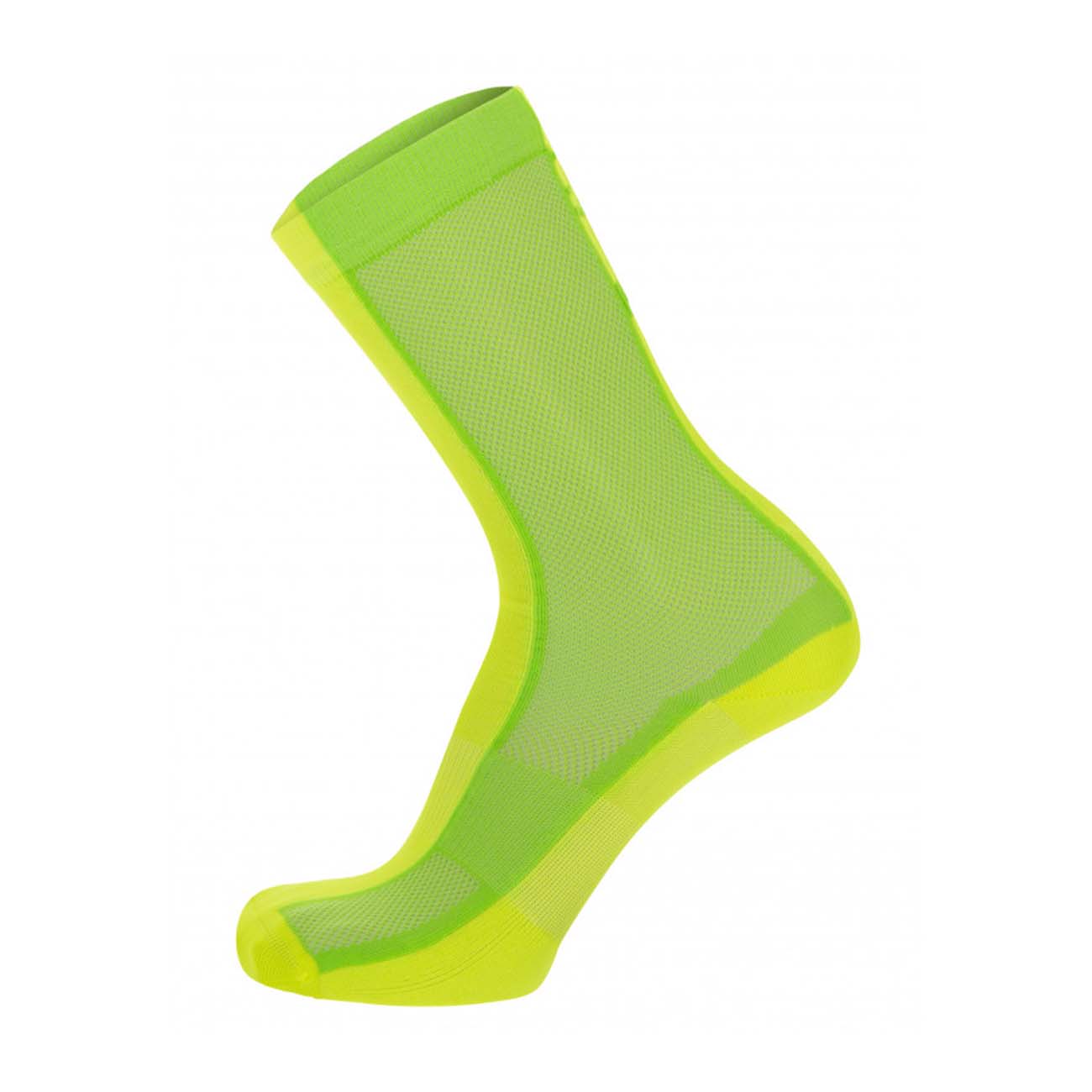
                SANTINI Cyklistické ponožky klasické - PURO - zelená XS-S
            