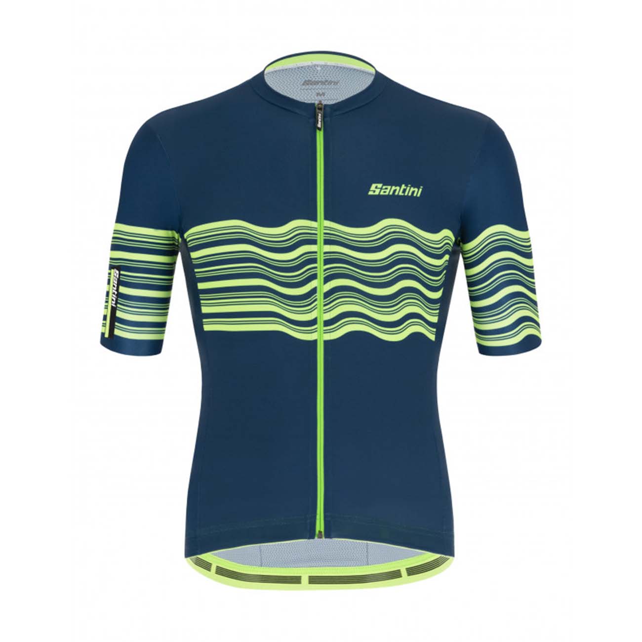 
                SANTINI Cyklistický dres s krátkým rukávem - TONO PROFILO - zelená M
            