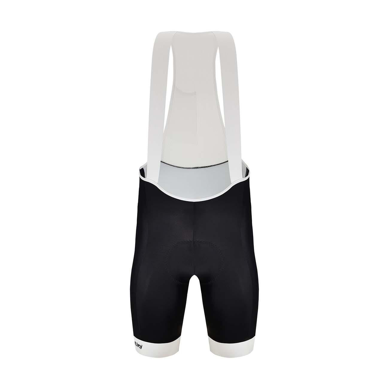 
                SANTINI Cyklistické kalhoty krátké s laclem - TOUR DE FRANCE 2022 - bílá/černá XL
            