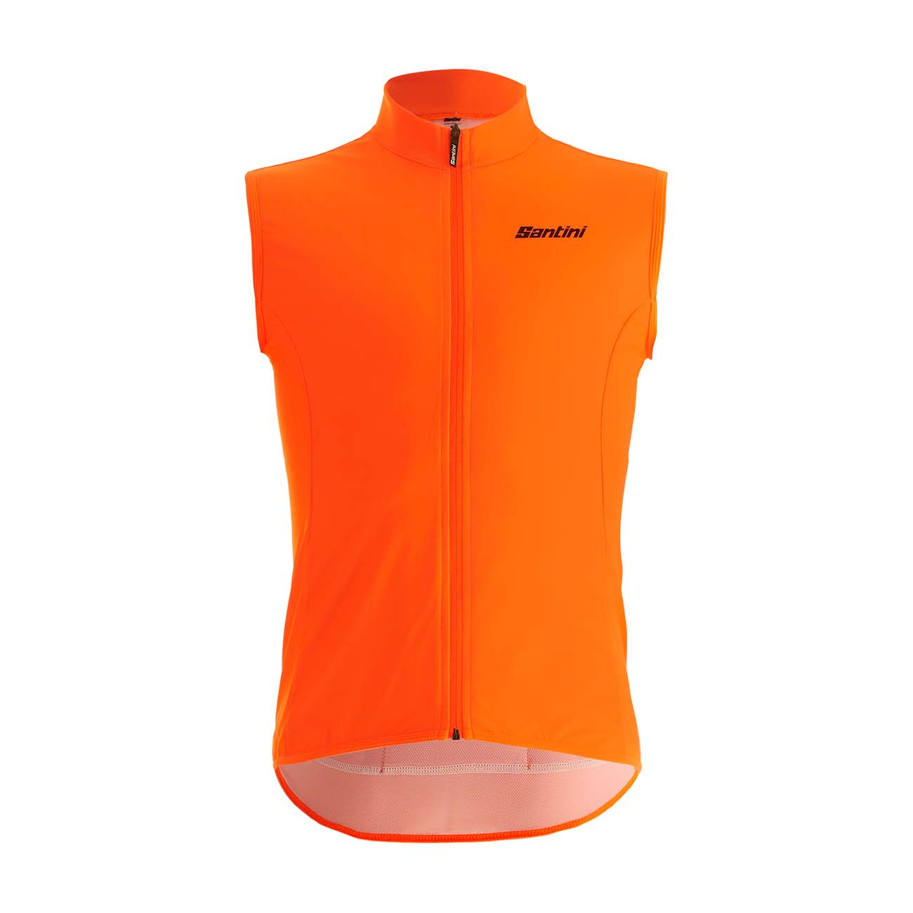 
                SANTINI Cyklistická vesta - NEBULA WINDPROOF - černá/oranžová 3XL
            