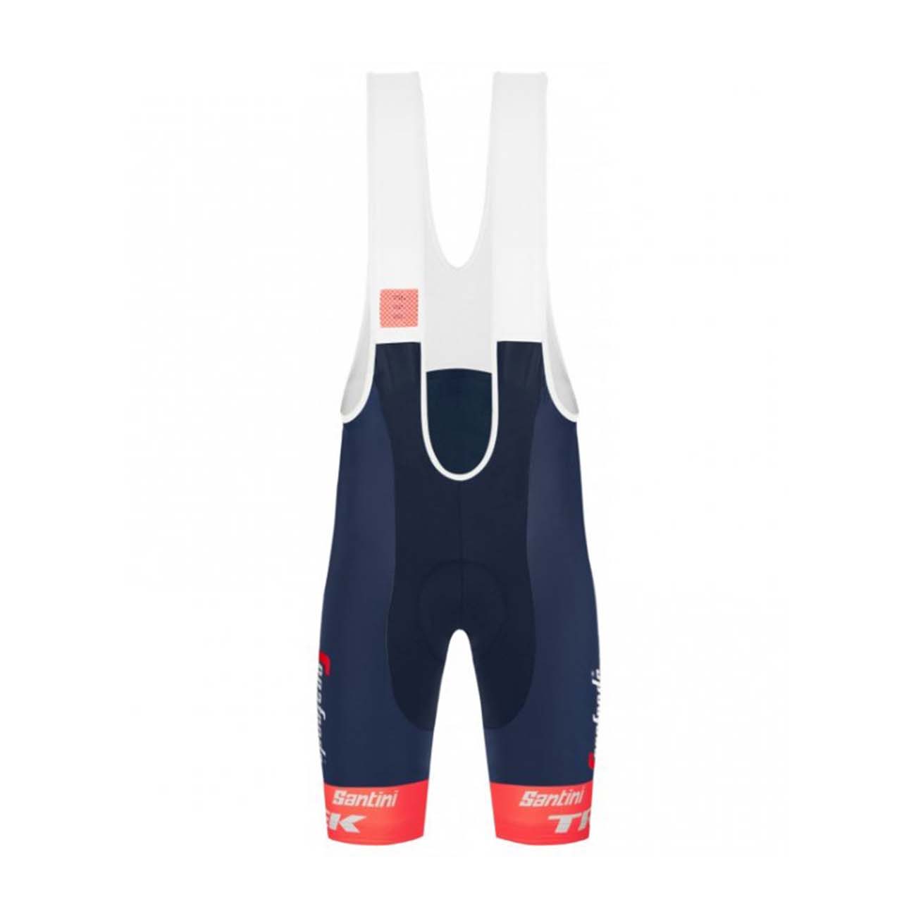 SANTINI Cyklistické kalhoty krátké s laclem - ORIGINAL kalhoty - bílá/modrá/růžová/červená S