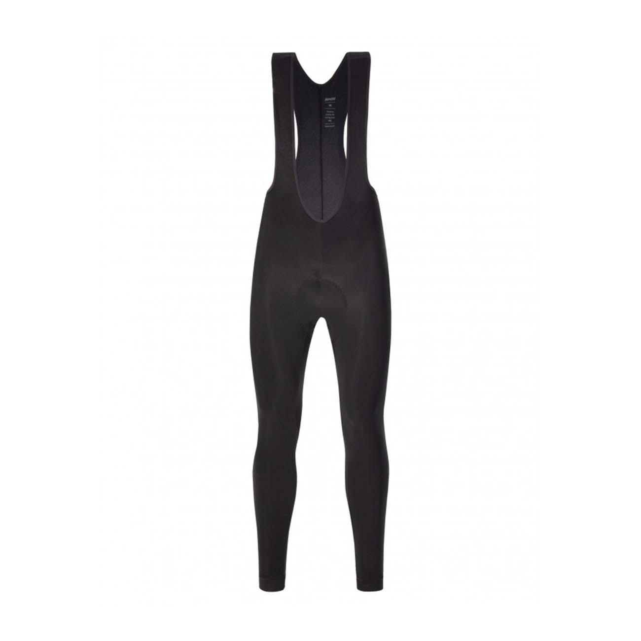 
                SANTINI Cyklistické kalhoty dlouhé s laclem - RARO WINTER - černá 3XL
            