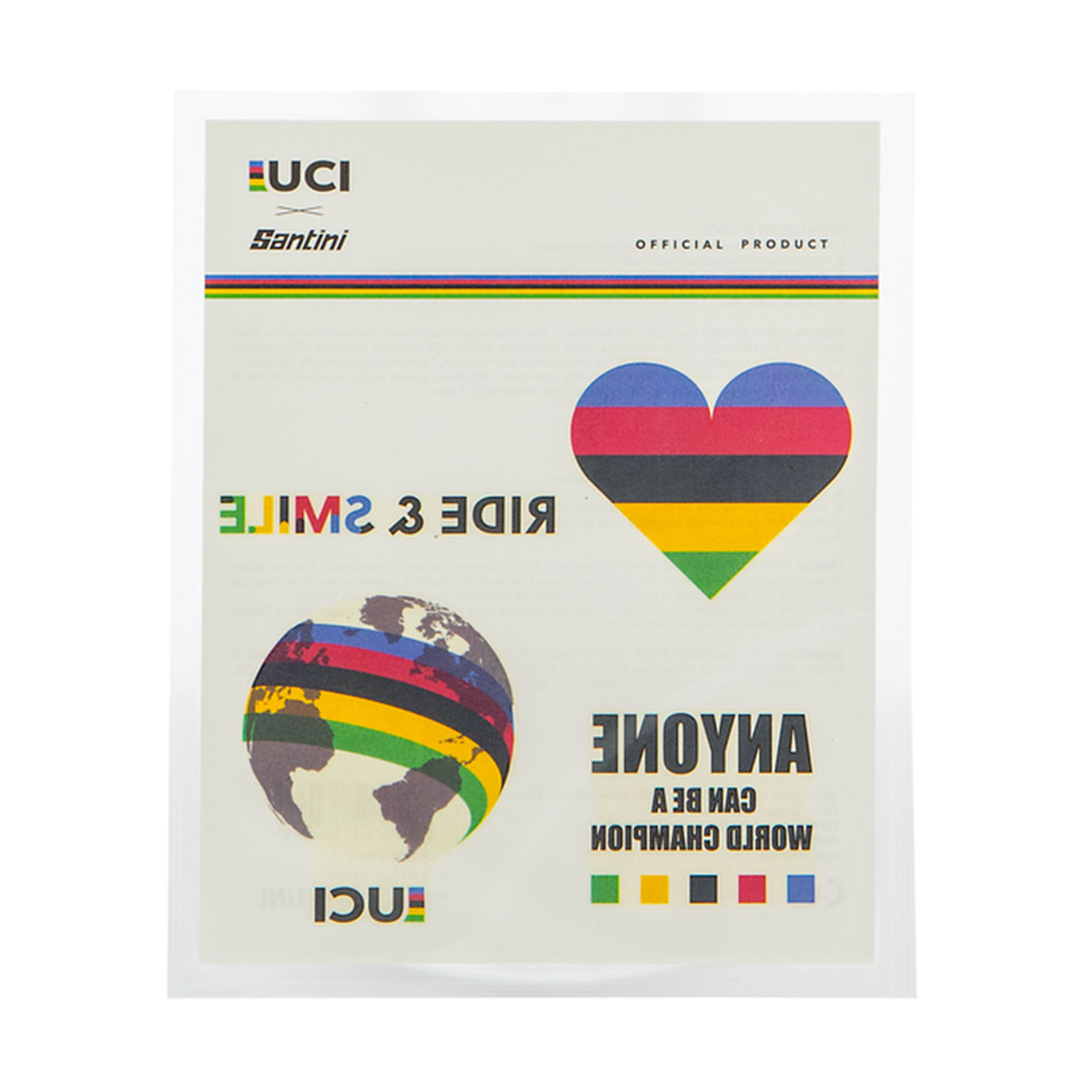 
                SANTINI ostatní - UCI RAINBOW - duhová UNI
            