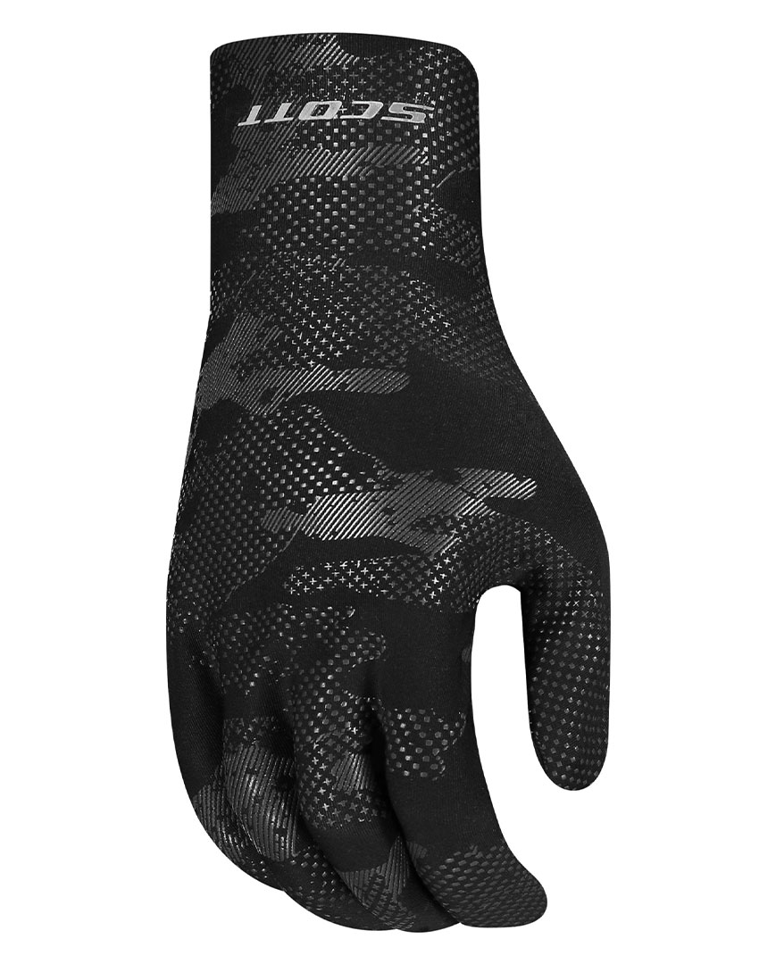
                SCOTT Cyklistické rukavice dlouhoprsté - WINTER STRECH LF - černá/šedá
            