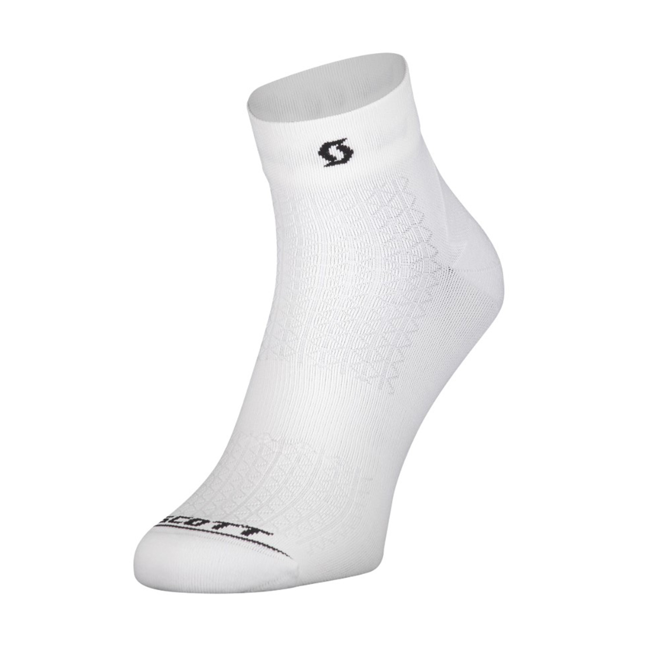 
                SCOTT Cyklistické ponožky kotníkové - PERFORMANCE QUARTER - bílá/černá 42-44
            