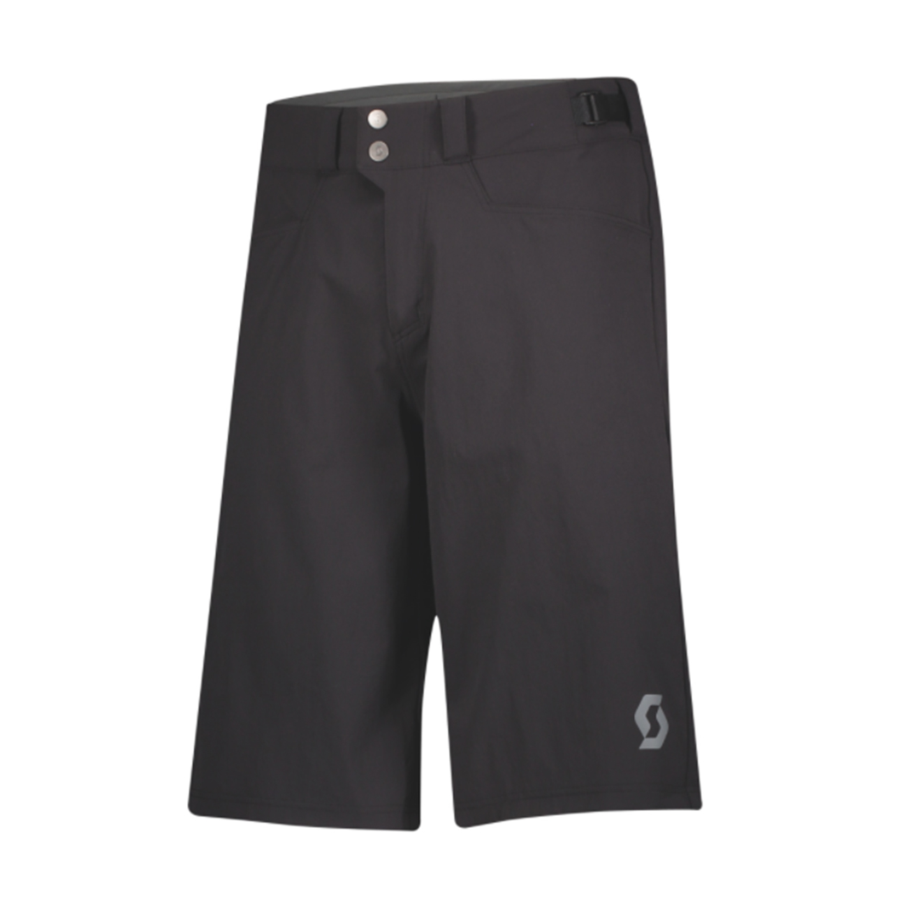 
                SCOTT Cyklistické kalhoty krátké bez laclu - TRAIL FLOW - černá XL
            