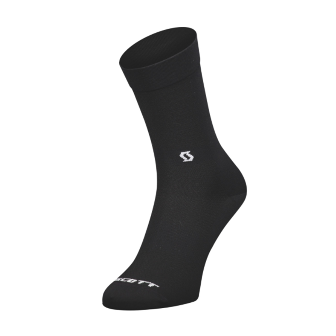 
                SCOTT Cyklistické ponožky klasické - PERFO CORPORATE CREW - bílá/černá
            