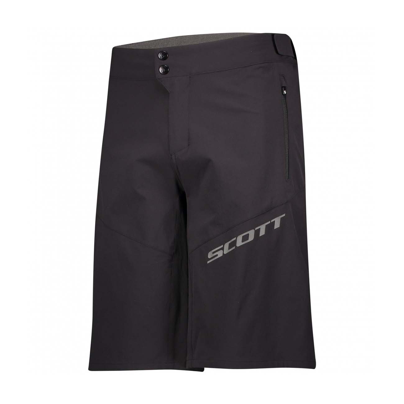
                SCOTT Cyklistické kalhoty krátké bez laclu - ENDURANCE LS/FIT - černá XL
            