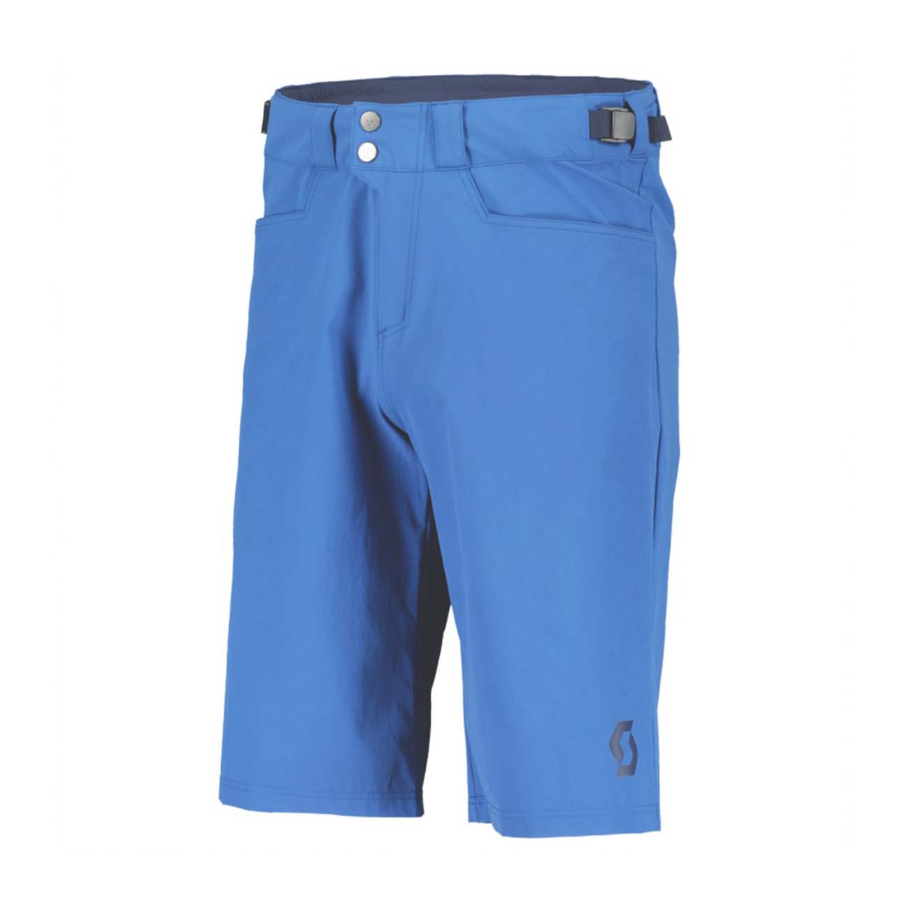 Levně Scott Cyklistické kalhoty krátké bez laclu - TRAIL FLOW - modrá