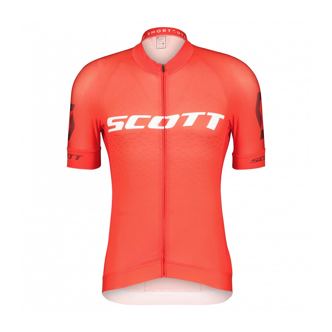 
                SCOTT Cyklistický dres s krátkým rukávem - RC PRO SS - bílá/červená
            