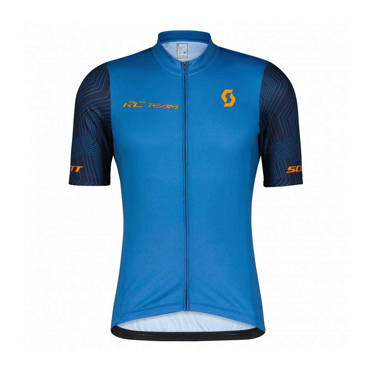
                SCOTT Cyklistický dres s krátkým rukávem - RC TEAM 10 SS - modrá/oranžová
            
