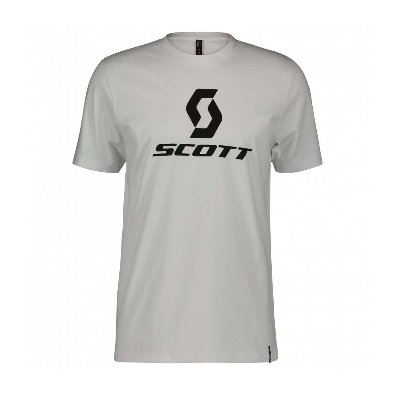 
                SCOTT Cyklistické triko s krátkým rukávem - ICON SS - černá/bílá S
            