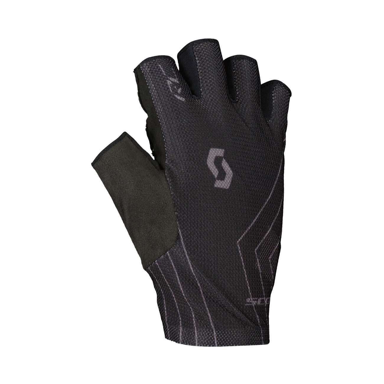 
                SCOTT Cyklistické rukavice krátkoprsté - RC TEAM LF 2022 - šedá/černá
            