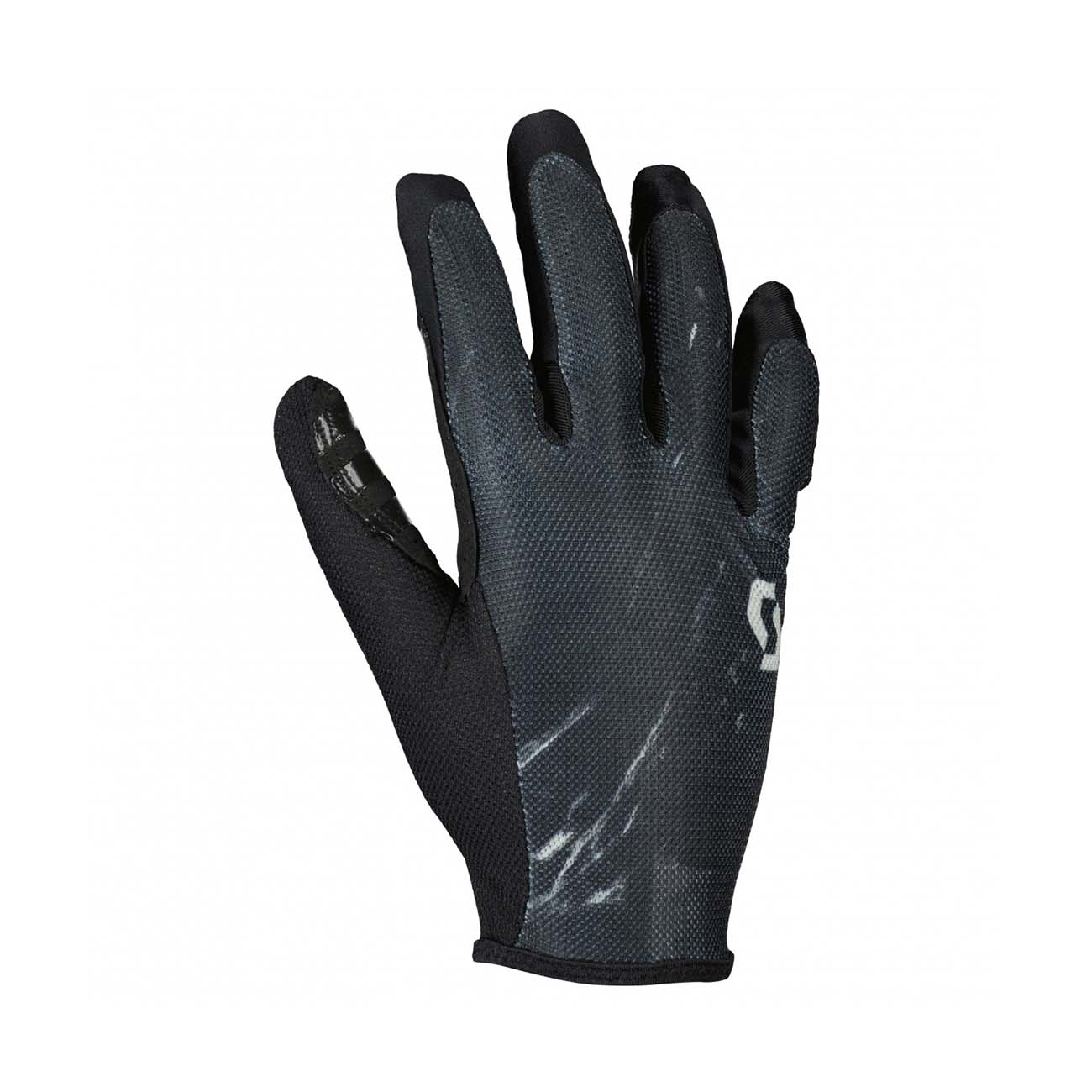 SCOTT Cyklistické rukavice dlouhoprsté - TRACTION LF - černá/šedá 2XL